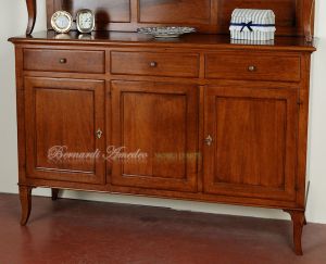 Classic style solid wood kitchen sideboard with 3 door stand